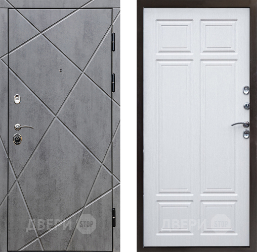 Входная металлическая Дверь Престиж Лучи Премиум Лиственница белая в Зарайске