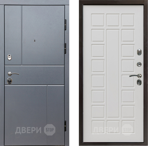 Входная металлическая Дверь Престиж Горизонт Грэй Престиж Бежевый мат в Зарайске