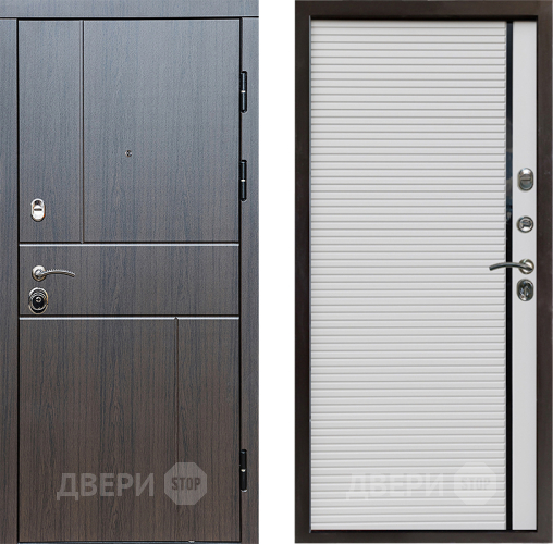 Входная металлическая Дверь Престиж Горизонт Венге Porte Белый в Зарайске