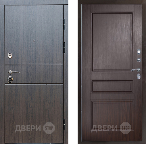 Входная металлическая Дверь Престиж Горизонт Венге Классика Венге в Зарайске