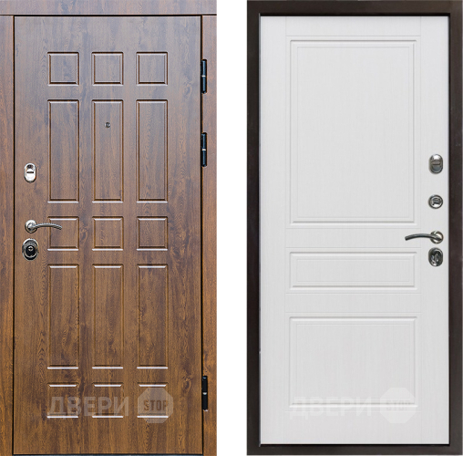 Входная металлическая Дверь Престиж Стандарт Классика Белое дерево в Зарайске
