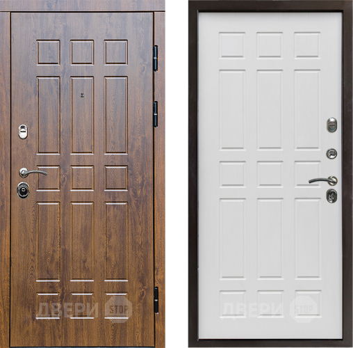 Входная металлическая Дверь Престиж Стандарт Спарта Белое дерево в Зарайске