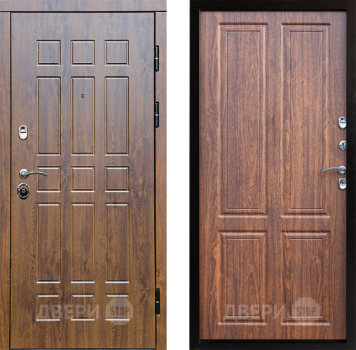 Входная металлическая Дверь Престиж Стандарт Премиум Орех светлый в Зарайске