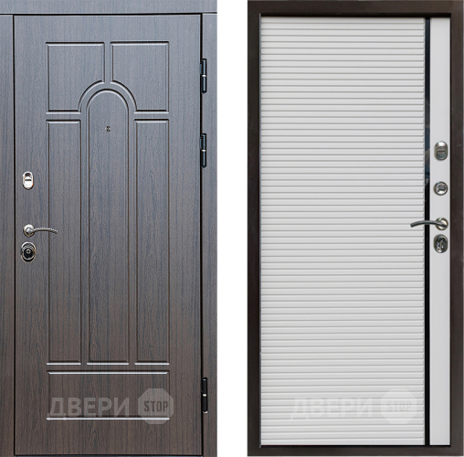 Входная металлическая Дверь Престиж Арка Porte Белый в Зарайске