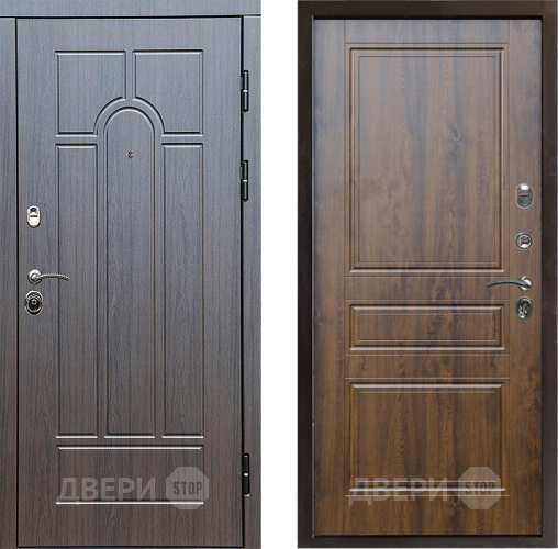 Входная металлическая Дверь Престиж Арка Классика Дуб в Зарайске