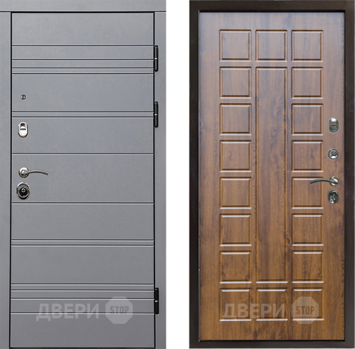 Входная металлическая Дверь Престиж Линия Грэй Престиж Дуб в Зарайске