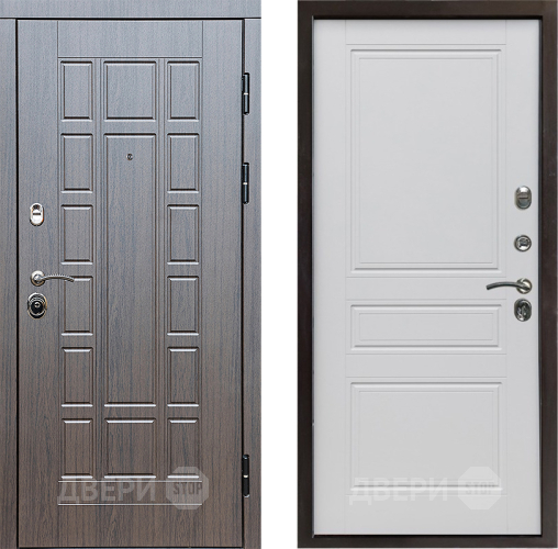 Входная металлическая Дверь Престиж Престиж Классика Белый матовый в Зарайске