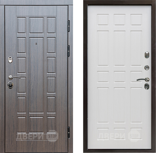 Входная металлическая Дверь Престиж Престиж Спарта Лиственница белая в Зарайске