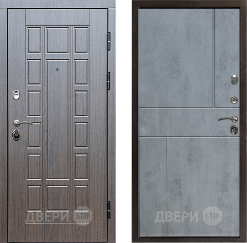 Входная металлическая Дверь Престиж Престиж Горизонт Бетон темный в Зарайске