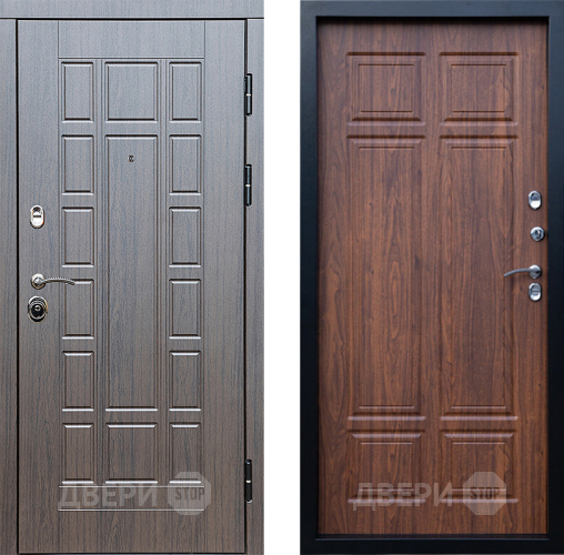 Входная металлическая Дверь Престиж Престиж Премиум Орех темный в Зарайске