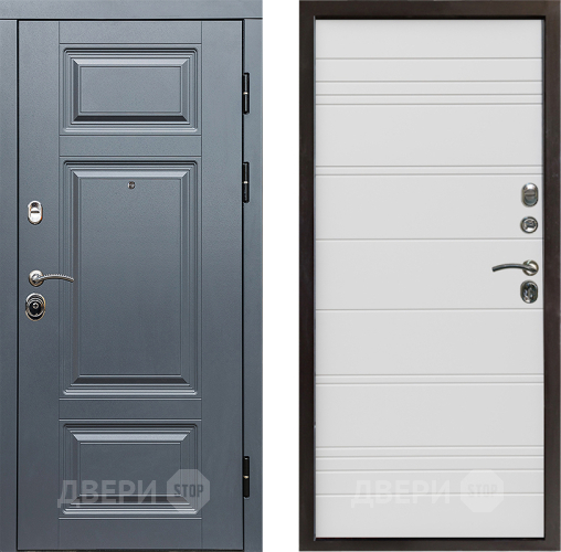 Входная металлическая Дверь Престиж Премиум Line Белый в Зарайске