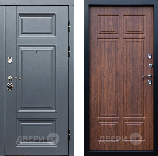 Входная металлическая Дверь Престиж Премиум Премиум Орех темный в Зарайске