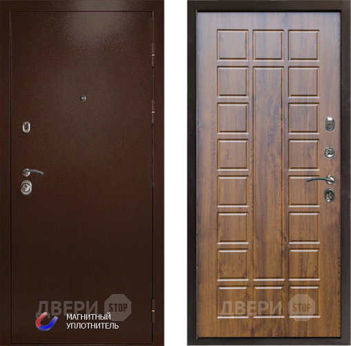 Входная металлическая Дверь Престиж Медь Престиж Дуб в Зарайске