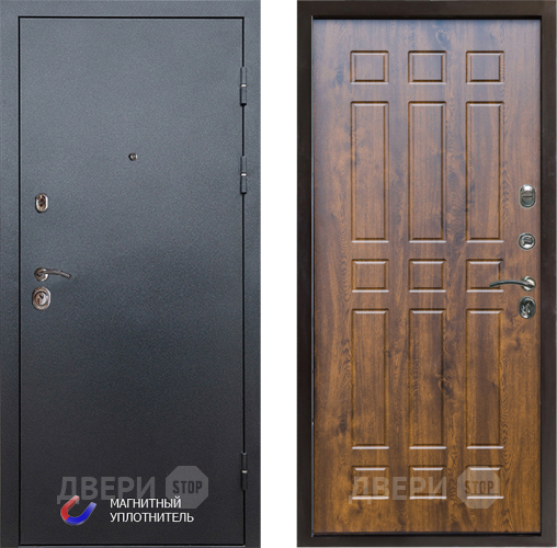 Входная металлическая Дверь Престиж Графит Спарта Дуб в Зарайске