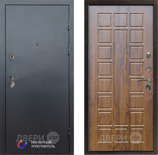 Входная металлическая Дверь Престиж Графит Престиж Дуб в Зарайске