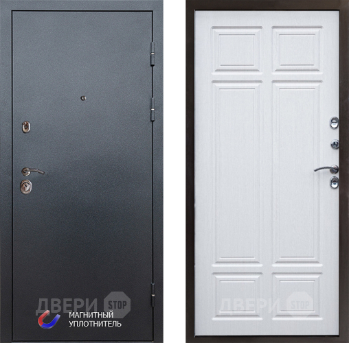 Входная металлическая Дверь Престиж Графит Премиум Лиственница белая в Зарайске