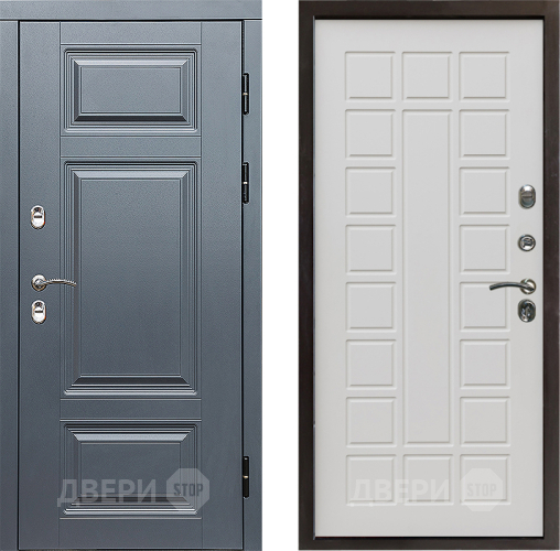 Входная металлическая Дверь Престиж TERMO с терморазрывом Премиум Грэй Престиж Бежевый мат в Зарайске