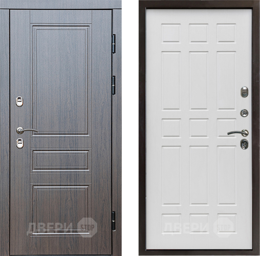 Входная металлическая Дверь Престиж TERMO с терморазрывом Классика Спарта Белое дерево в Зарайске