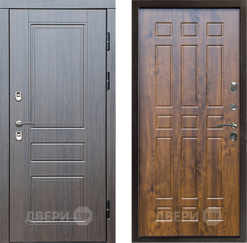Входная металлическая Дверь Престиж TERMO с терморазрывом Классика Спарта Дуб в Зарайске