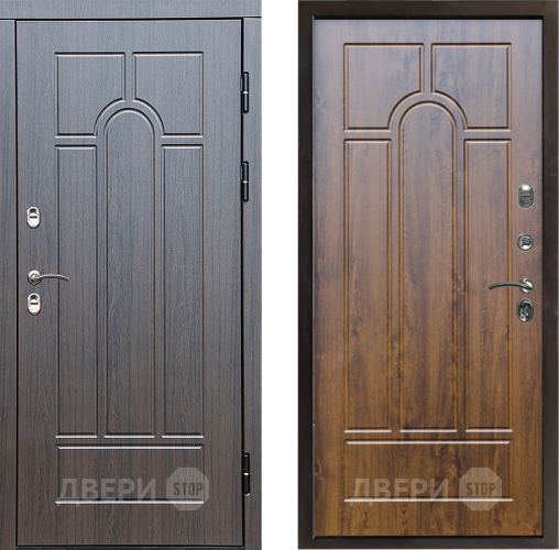 Входная металлическая Дверь Престиж TERMO с терморазрывом Арка Арка Дуб в Зарайске