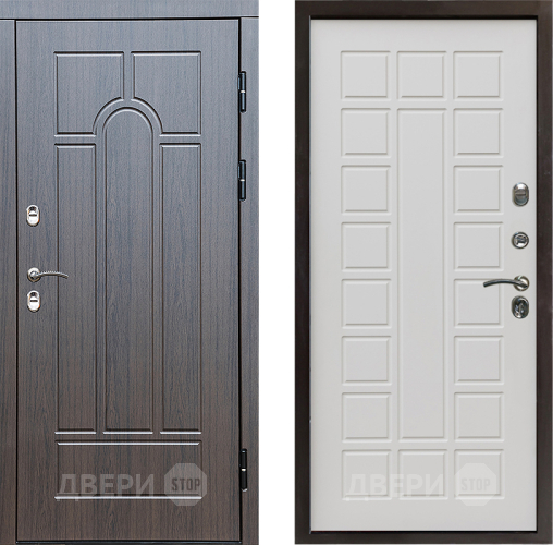 Входная металлическая Дверь Престиж TERMO с терморазрывом Арка Престиж Бежевый мат в Зарайске