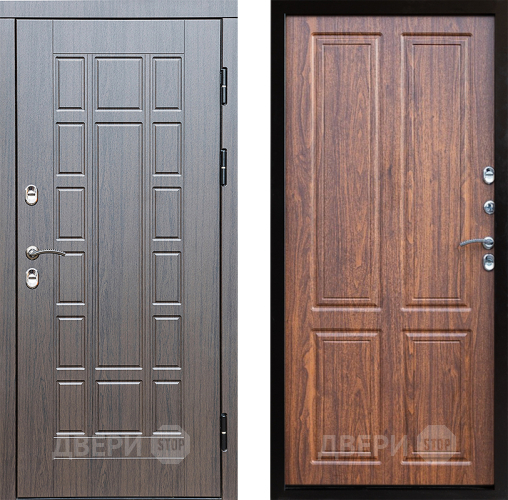 Входная металлическая Дверь Престиж TERMO с терморазрывом Престиж Премиум Орех светлый в Зарайске