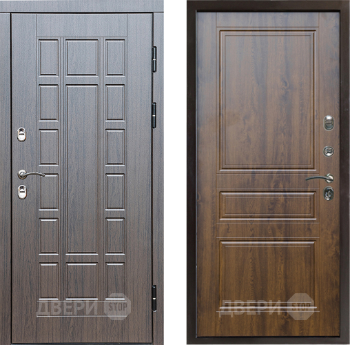 Входная металлическая Дверь Престиж TERMO с терморазрывом Престиж Классика Дуб в Зарайске