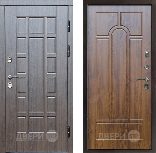 Входная металлическая Дверь Престиж TERMO с терморазрывом Престиж Арка Дуб в Зарайске