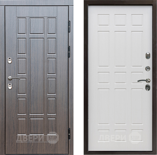 Входная металлическая Дверь Престиж TERMO с терморазрывом Престиж Спарта Лиственница белая в Зарайске