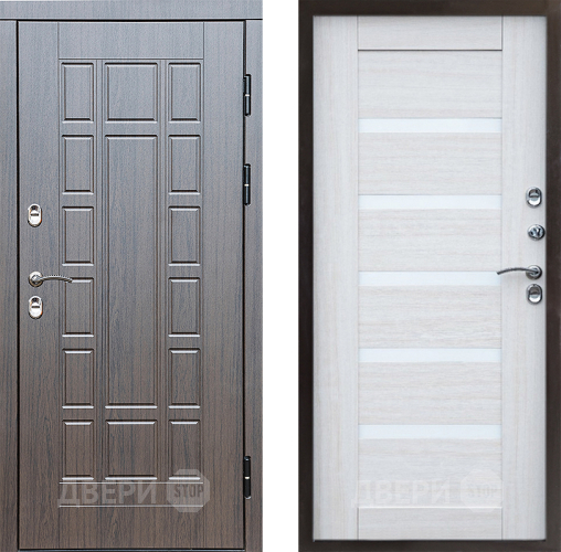 Дверь Престиж TERMO с терморазрывом Престиж Царга Лиственница белая в Зарайске