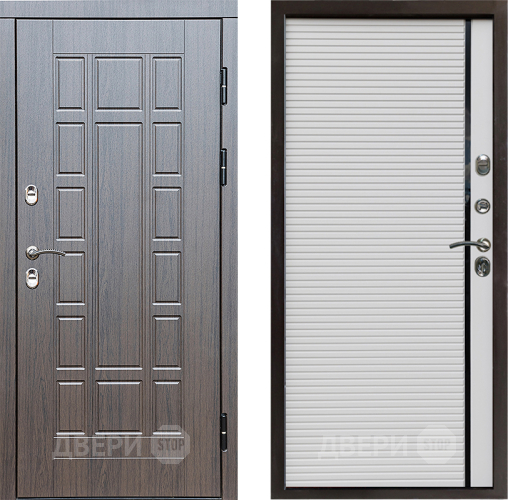 Входная металлическая Дверь Престиж TERMO с терморазрывом Престиж Porte Белый в Зарайске