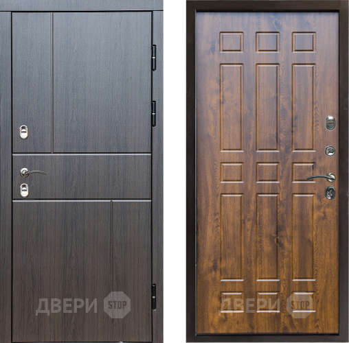 Входная металлическая Дверь Престиж TERMO с терморазрывом Горизонт Венге Спарта Дуб в Зарайске