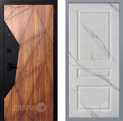 Дверь Заводские двери Морра Стокгольм Мрамор белый в Зарайске