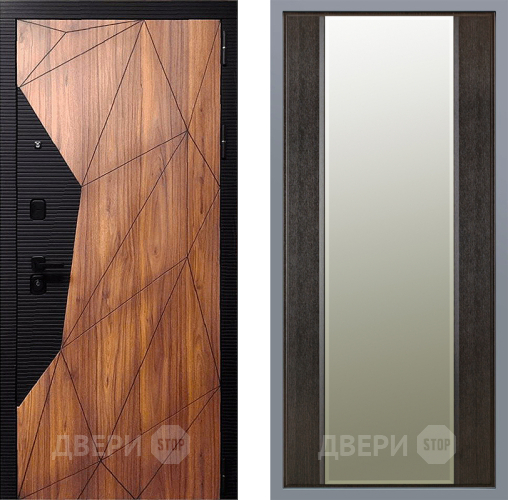 Дверь Заводские двери Морра Зеркало Макси Венге в Зарайске