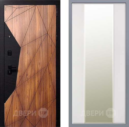 Дверь Заводские двери Морра Зеркало Макси Белый матовый в Зарайске