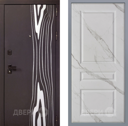 Дверь Заводские двери Леванте Стокгольм Мрамор белый в Зарайске