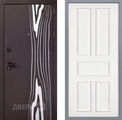 Дверь Заводские двери Леванте Уругвай Белый софт в Зарайске