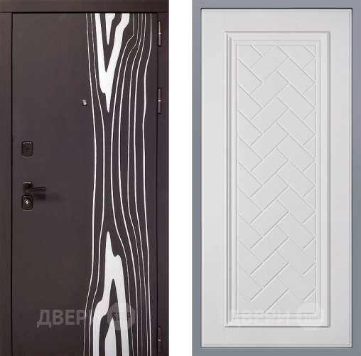 Дверь Заводские двери Леванте Упра Белый софт в Зарайске