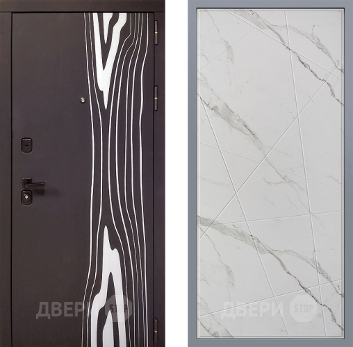 Дверь Заводские двери Леванте Флитта Мрамор белый в Зарайске