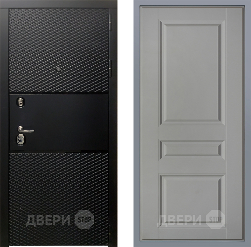 Дверь Заводские двери Тефлон Стокгольм Грей софт в Зарайске