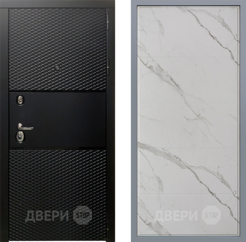 Дверь Заводские двери Тефлон Тривия Мрамор белый в Зарайске