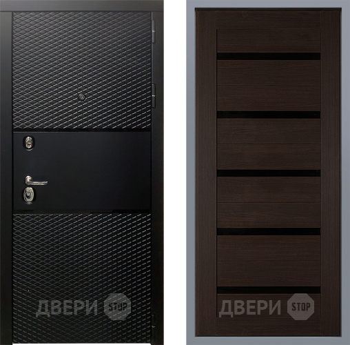 Дверь Заводские двери Тефлон СБ-1 орех тисненый в Зарайске