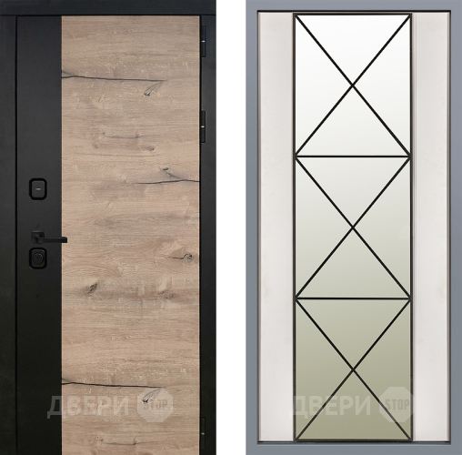 Дверь Заводские двери Ларте Зеркало Перфекто Структурное дерево в Зарайске