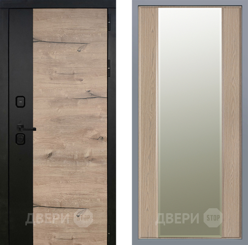 Дверь Заводские двери Ларте Зеркало Макси Беленый дуб в Зарайске