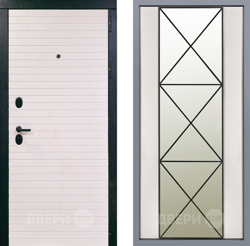 Дверь Заводские двери Сохо Зеркало Перфекто Структурное дерево в Зарайске