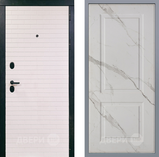 Дверь Заводские двери Сохо Доррен Мрамор белый в Зарайске