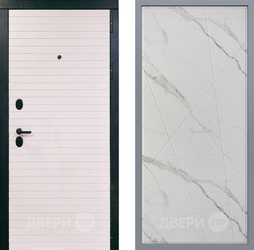 Дверь Заводские двери Сохо Флитта Мрамор белый в Зарайске
