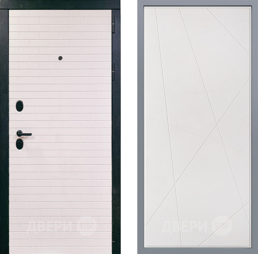 Дверь Заводские двери Сохо Флитта Белый софт в Зарайске