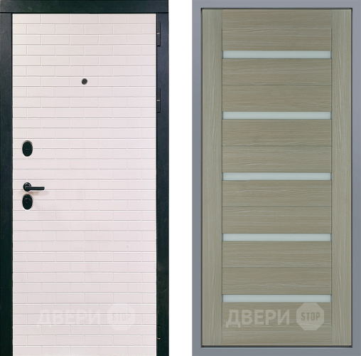 Дверь Заводские двери Сохо СБ-1 Капучино в Зарайске