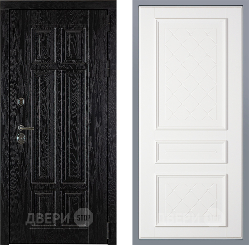 Дверь Заводские двери Мюнхен Урбино Белый софт в Зарайске